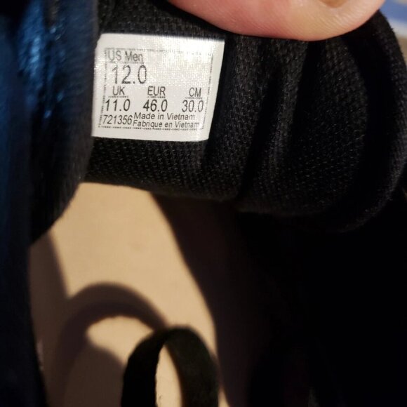 VANS Black Suede Shoes Mens 12 Style 721356 - Picture 8 of 8